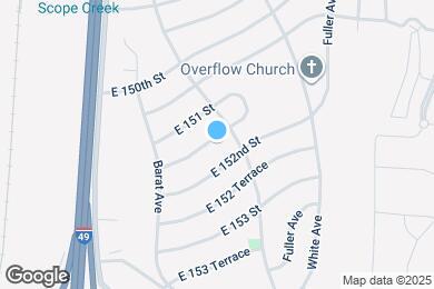Map image of the property - 6021 E 151st Ter