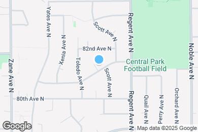 Map image of the property - 5300 81st Ave N