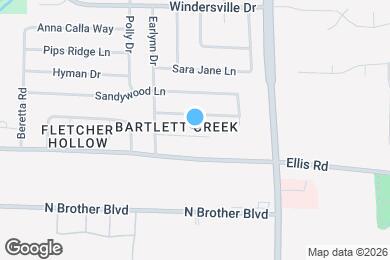 Map image of the property - 8038 Allbright Cove