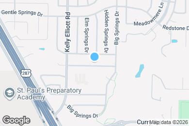 Map image of the property - 4115 Cypress Springs Dr
