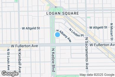 Map image of the property - 2419 N Kedzie Blvd