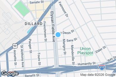 Map image of the property - 3615 Elysian Fields Ave