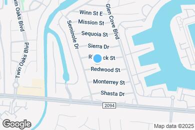 Map image of the property - 2126 Redwood St