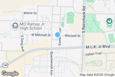 Map image of the property - 1630 W Venus St