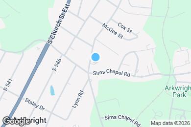 Map image of the property - 535 Arkwright Dr