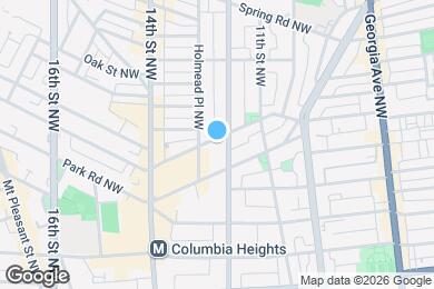 Map image of the property - 1300 Monroe St NW