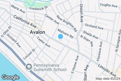 Map image of the property - The Avalon Apartment Homes