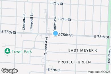 Map image of the property - 1127 E 75th St