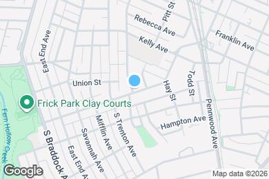 Map image of the property - 425 Biddle Ave