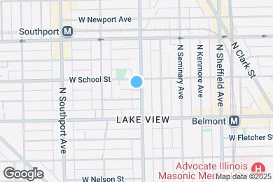 Map image of the property - 3242 N Racine Ave