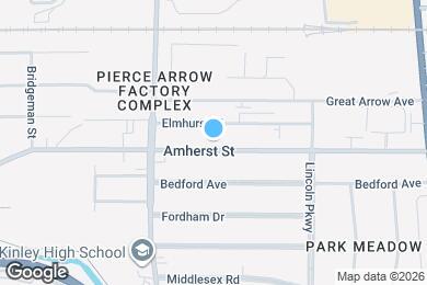 Map image of the property - 764 Amherst St