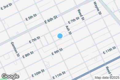 Map image of the property - 521 E 8th St