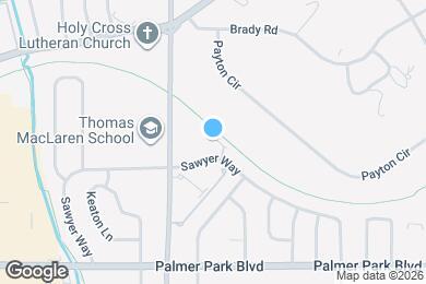 Map image of the property - 1708 Sawyer Way