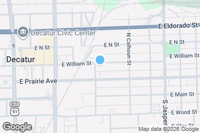 Map image of the property - 815 E William St