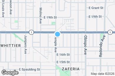 Map image of the property - 1760 Temple Ave