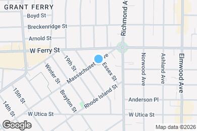 Map image of the property - 501 Massachusetts Ave