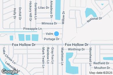 Map image of the property - 8007 Portage Dr