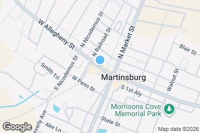 Map image of the property - 118 W Allegheny St