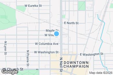 Map image of the property - 105 W Vine St