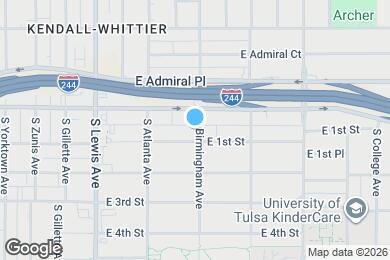 Map image of the property - 16 S Birmingham Ave