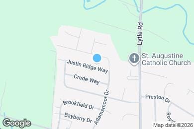 Map image of the property - 1030 Justin Ridge Way