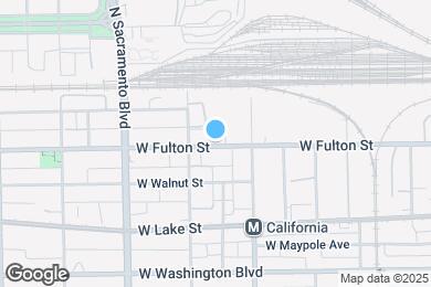 Map image of the property - 2840 W Fulton St