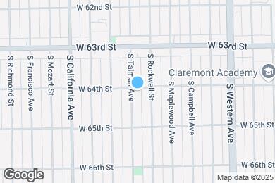 Map image of the property - 6401 S Talman Ave