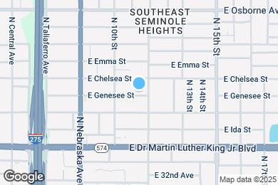 Map image of the property - 1104 E Genesee St