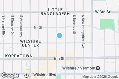 Map image of the property - 450 S Kenmore Ave