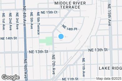 Map image of the property - 717 NE 13th Ct
