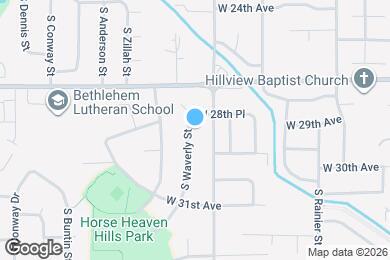 Map image of the property - 2907 S Waverly St