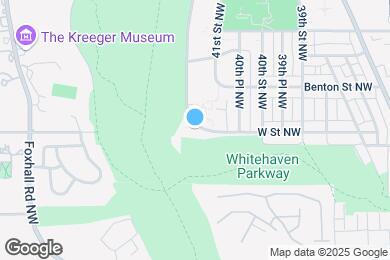 Map image of the property - 4100 W St NW