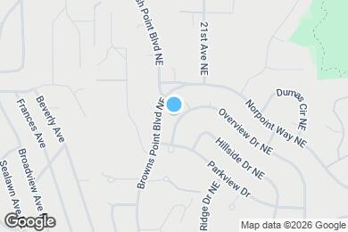 Map image of the property - 1859 Overview Dr NE