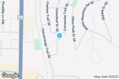 Map image of the property - 12205 Greenleaf Dr SE