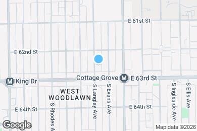 Map image of the property - 6233 S Langley Ave