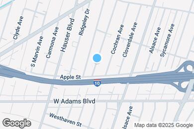 Map image of the property - 2446 S Dunsmuir Ave