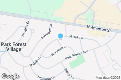 Map image of the property - 1940 N Oak Ln