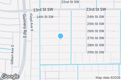 Map image of the property - 4111 27th St SW