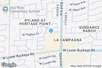 Map image of the property - 8341 W Hughes Dr