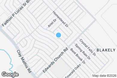 Map image of the property - 2329 Bent Brook Dr