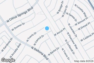 Map image of the property - 9520 N Camel Dr