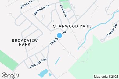 Map image of the property - 732 Highland Ave