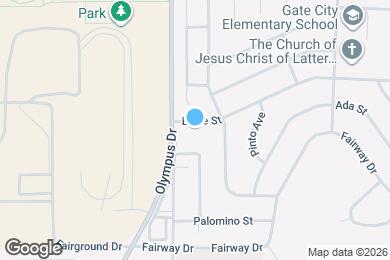 Map image of the property - 1965 Butte St