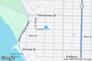 Map image of the property - 301 Louisiana St