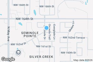 Map image of the property - 16300 Seminole Dr