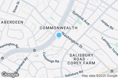 Map image of the property - 1630 Commonwealth Avenue