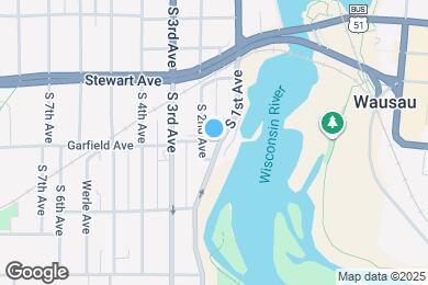 Map image of the property - 544 S 1st Ave