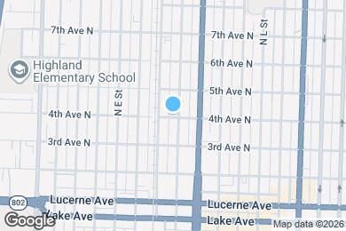 Map image of the property - 401 N H St