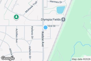 Map image of the property - 20313 Kedzie Ave