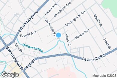 Map image of the property - 1206 Brookside Ave